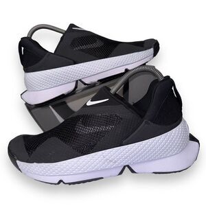 Nike GO FlyEase Comfort Shoes 'Black‎ White' DR5540-002 Women's 7.5